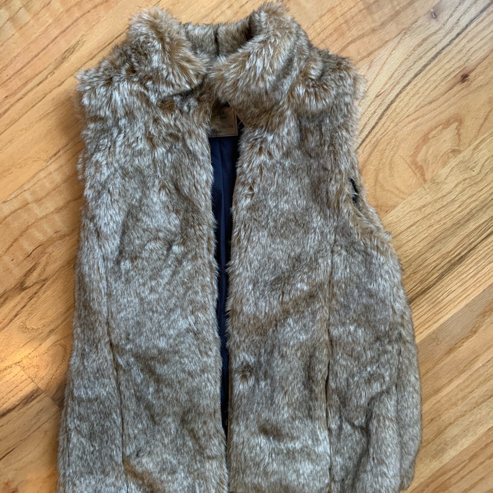Faux fur vest